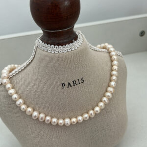 שרשרת מפנינים אמיתיות עבה